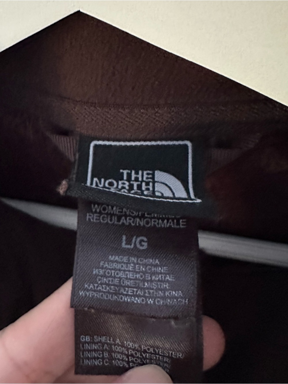The North Face Women's Brown Fuzzy Plush Jacket - Picture 4 of 6